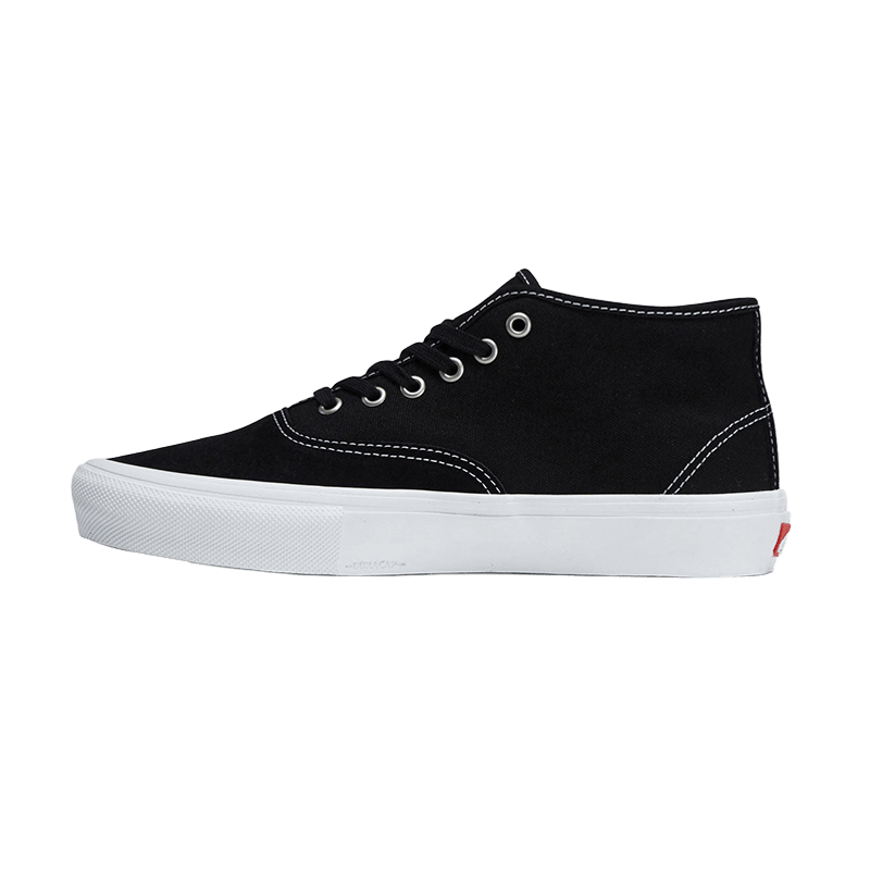 Vans Skate Authentic Mid Men's Skate Shoe - Black/White - 7B Boardshop