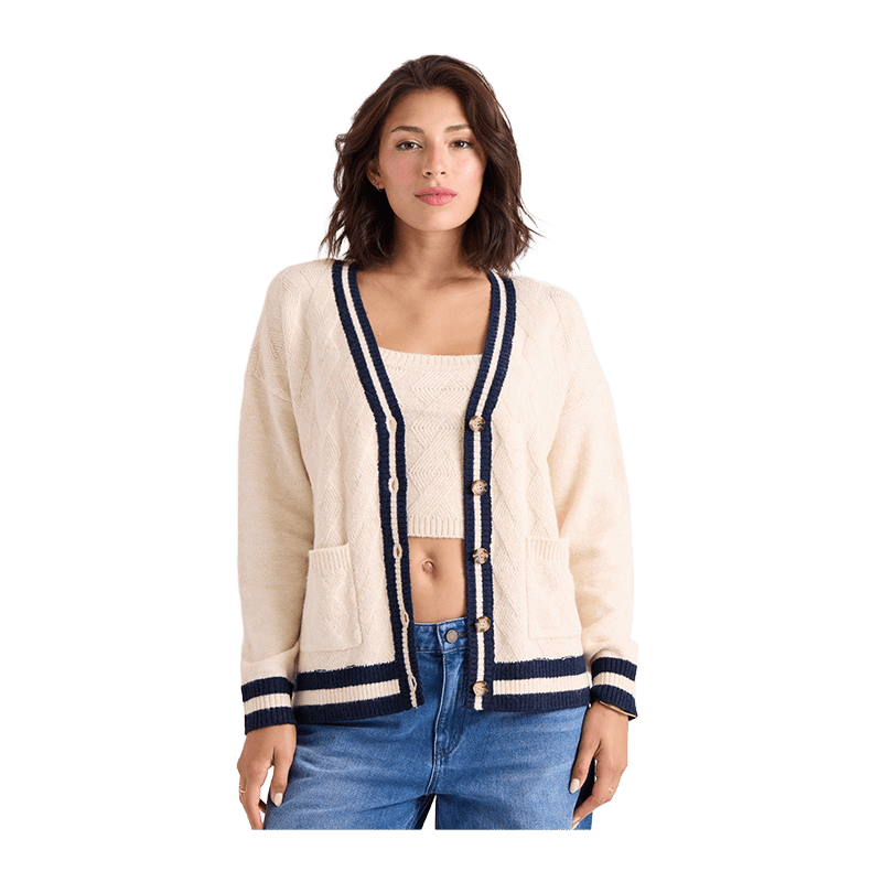Volcom Boyfriend Cardigan Women's Open-Front Knit Sweater - 7B Boardshop