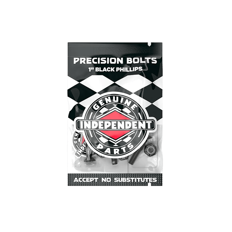 Independent Genuine Parts 1" Phillips Hardware - Black - 7B Boardshop