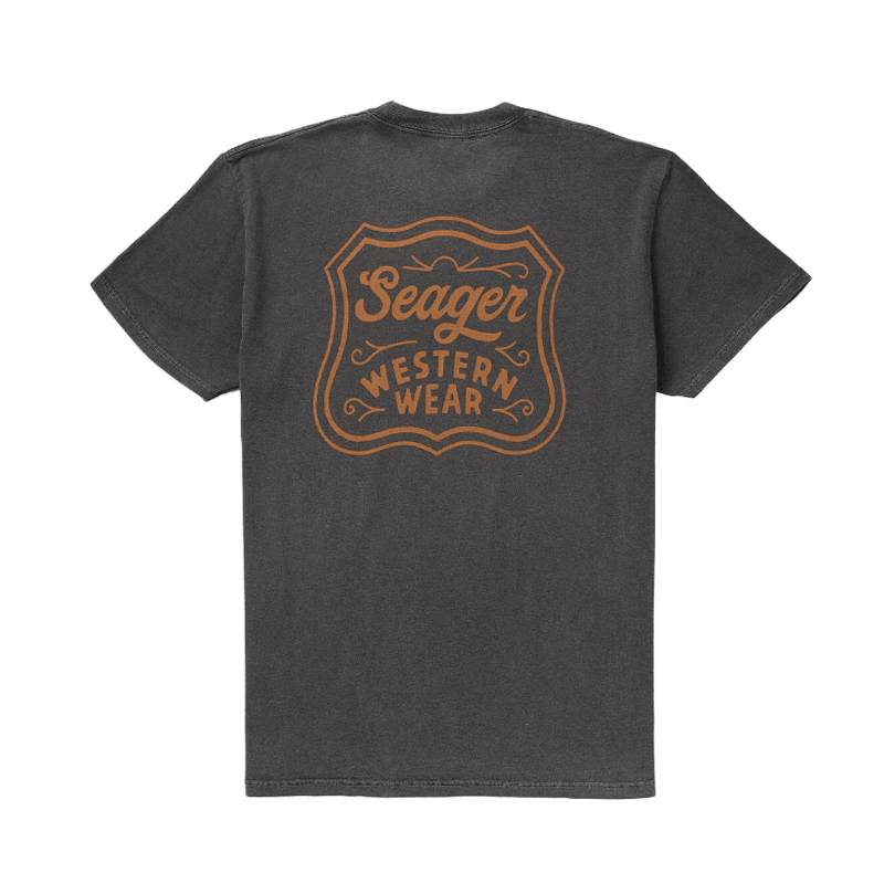 Seager Premium Badge Tee – Pigment Washed - 7B Boardshop