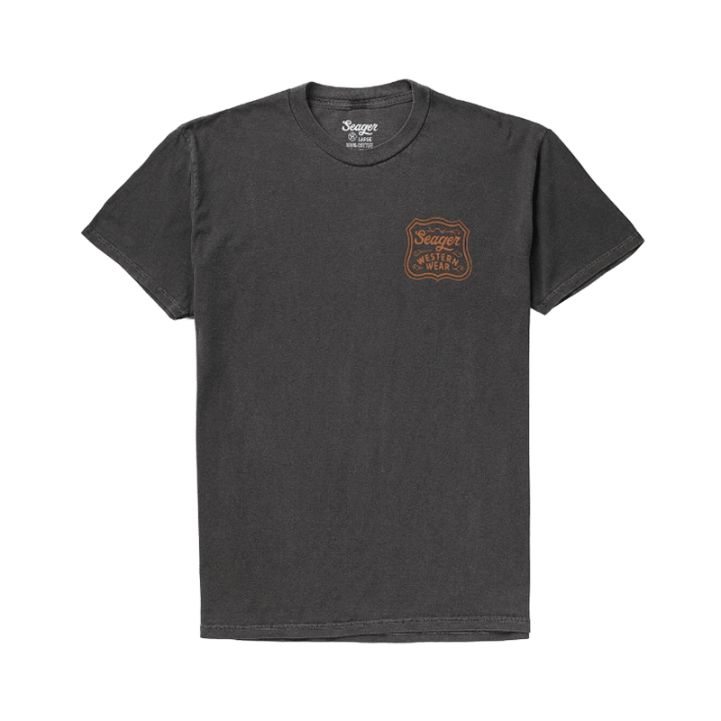 Seager Premium Badge Tee – Pigment Washed - 7B Boardshop