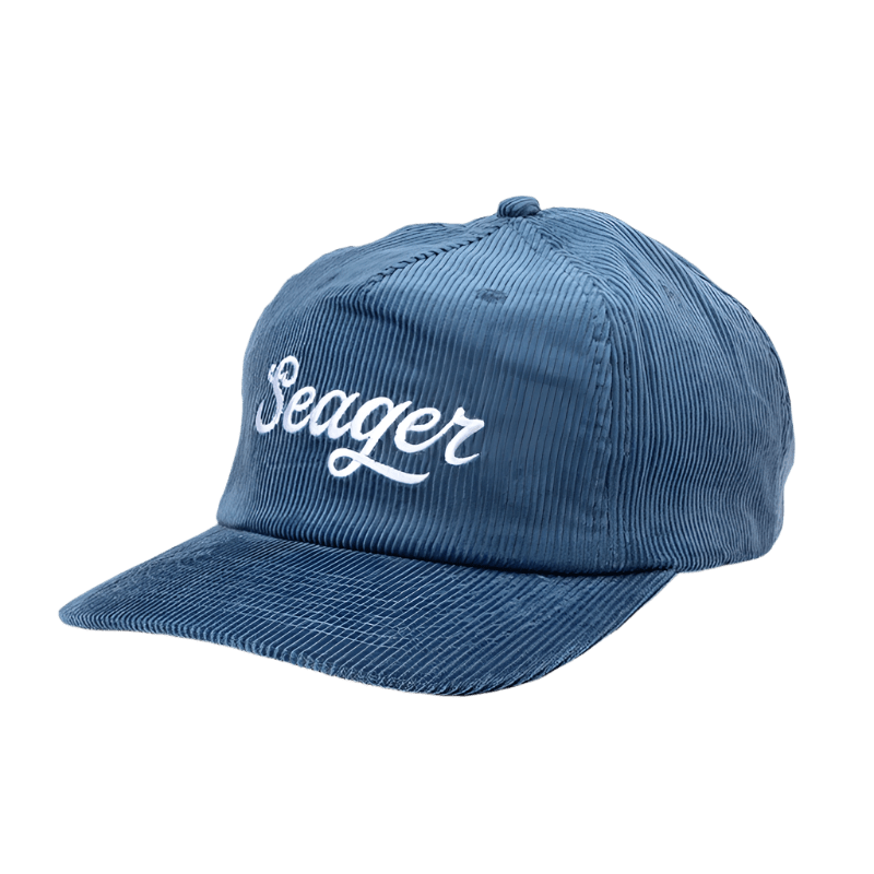 Seager - Big Blue Corduroy Snapback - 7B Boardshop
