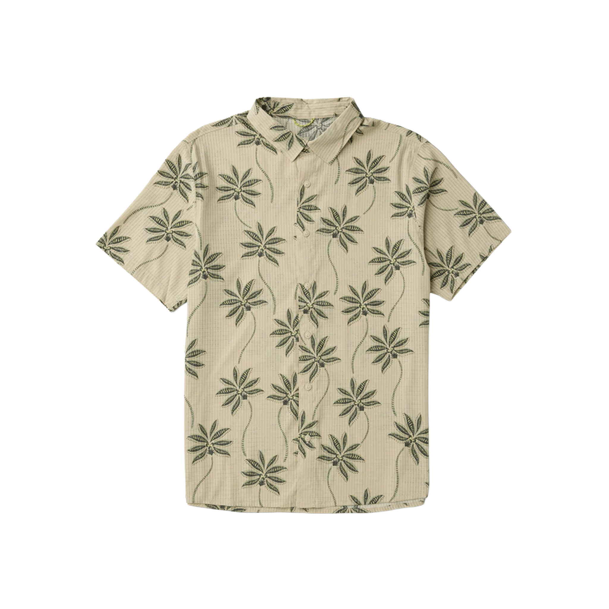 Roark Bless Up Breathable Stretch Shirt - Fossil Print - 7B Boardshop