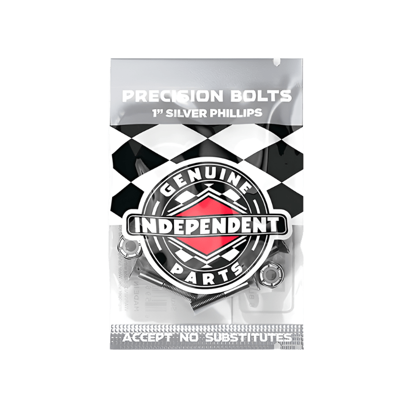 Independent - Genuine Parts Phillips Hardware Blk/Silver 1" Phillips Single - 7B Boardshop
