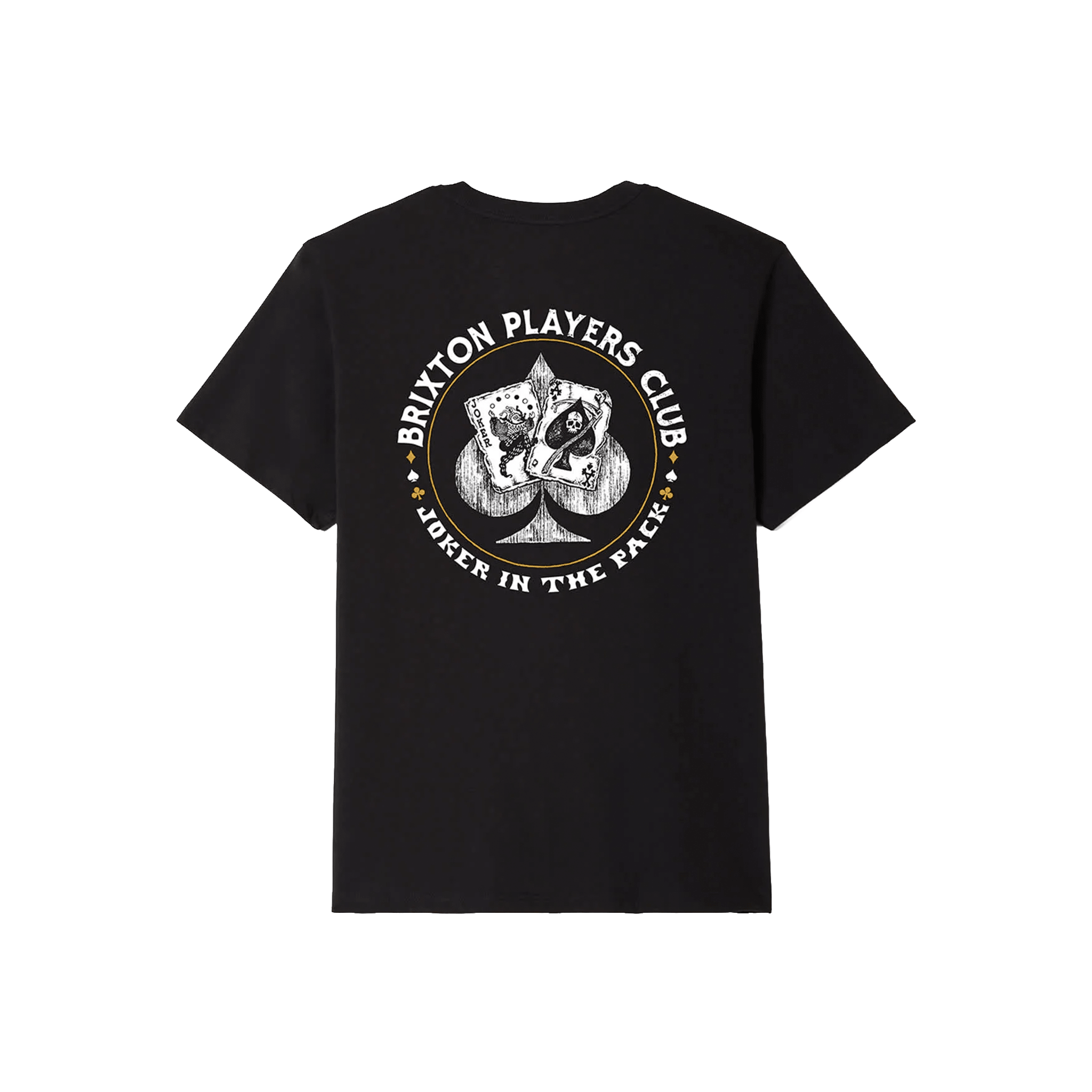 Brixton Vanguard Short Sleeve Tee – Black Graphic T-Shirt - 7B Boardshop