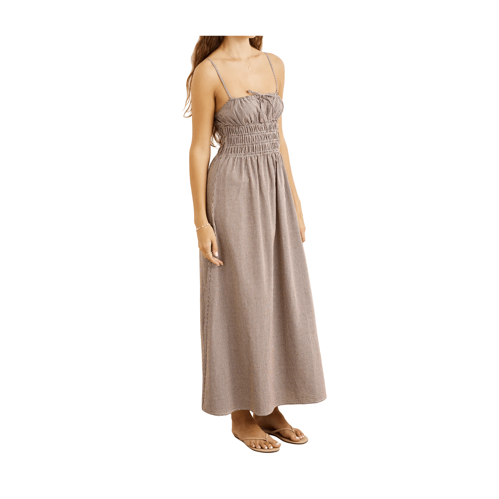 Rhythm London Check Midi Dress - 7B Boardshop
