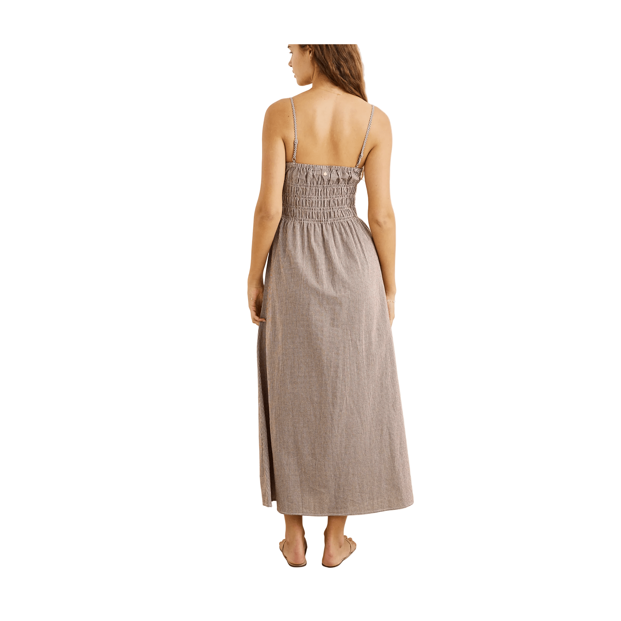 Rhythm London Check Midi Dress - 7B Boardshop
