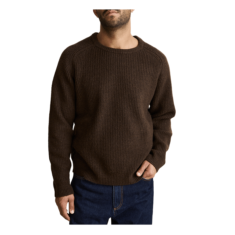 Rhythm Vintage Waffle Knit Sweater – Men's - 7B Boardshop