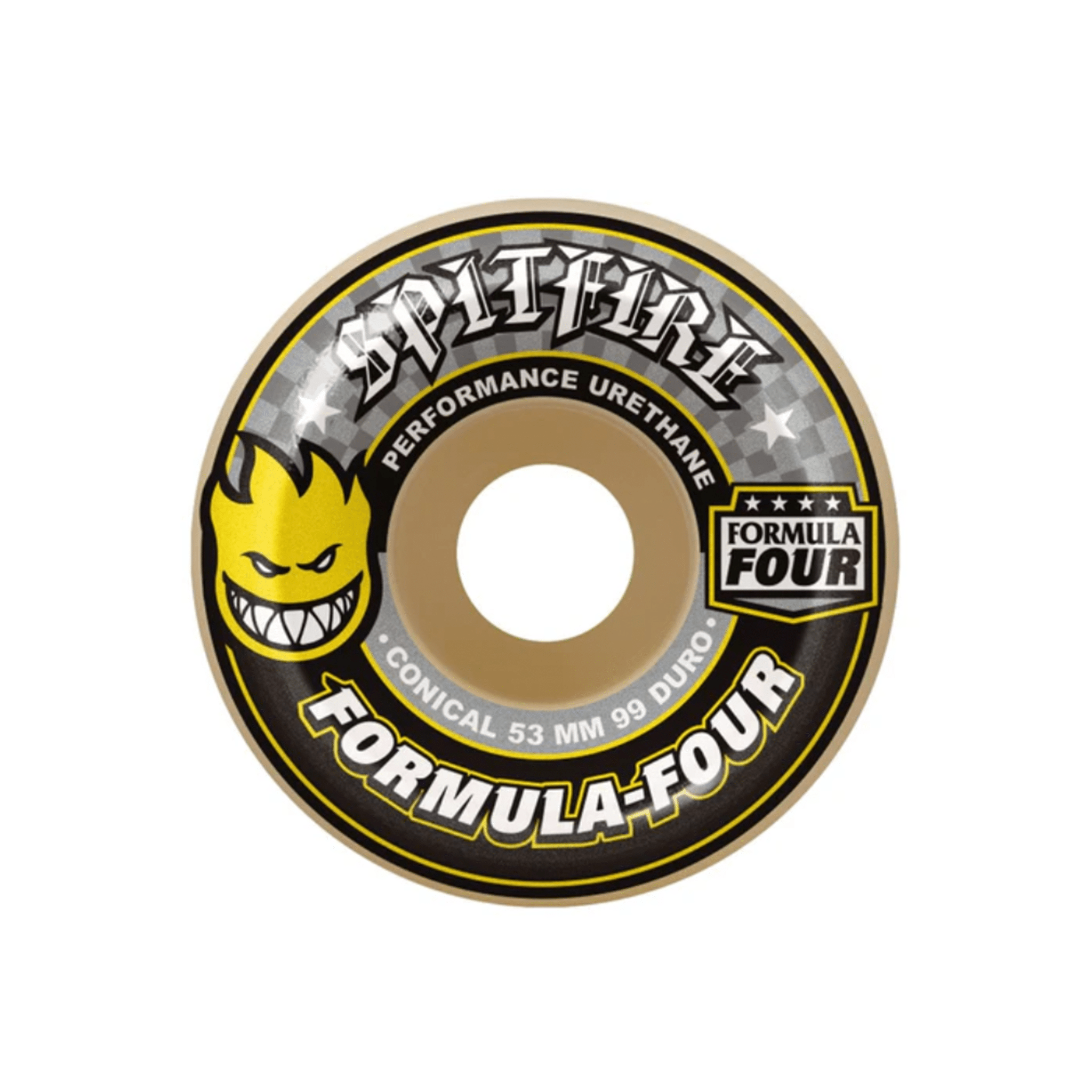 Spitfire Formula Four Conical (Yellow) - 7B Boardshop