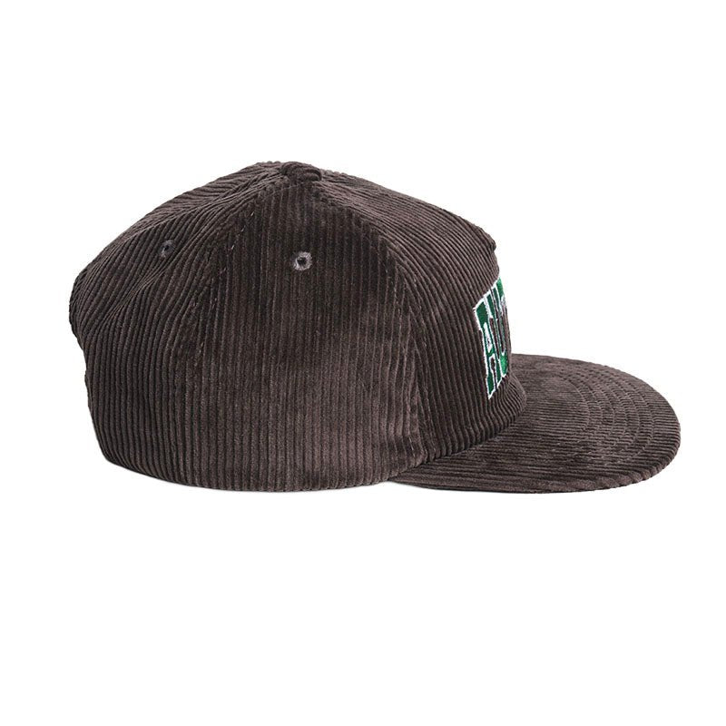 Autumn Headwear Cord Five Panel Snapback Hat - Chocolate - 7B Boardshop