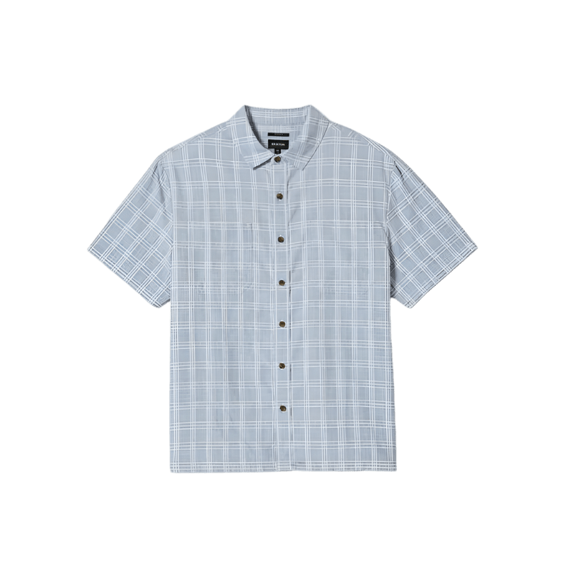 Brixton - Cru Oxford Plaid S/S Woven - 7B Boardshop