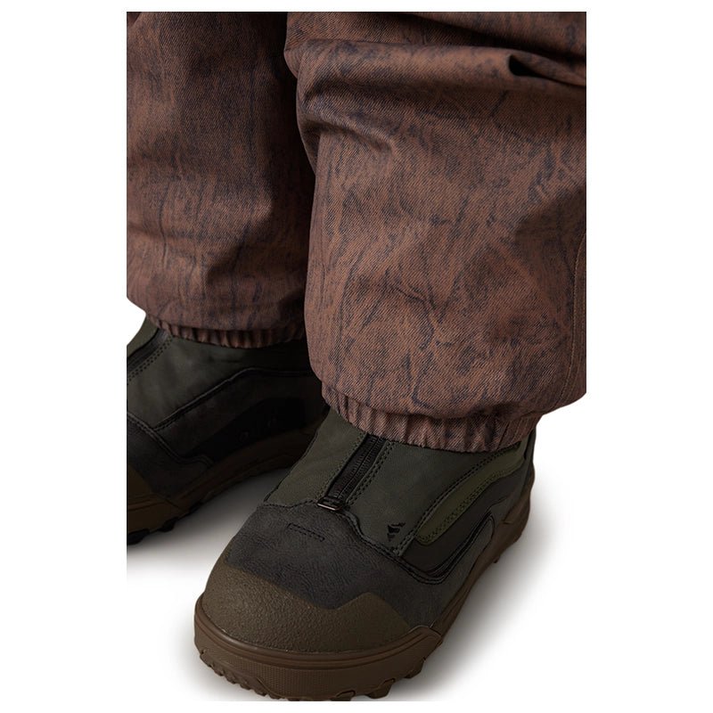 686 Men's Dojo Shell Pant – Brown Crinkle Wash / Faded Green Crinkle / Black - 7B Boardshop