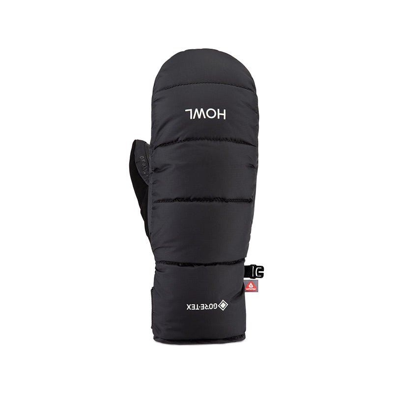 Howl GORE-TEX Down Snowboard Mittens - Black - 7B Boardshop