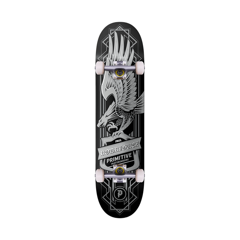 Primitive Rodriguez Silver Eagle Complete Skateboard 8.0" - 7B Boardshop