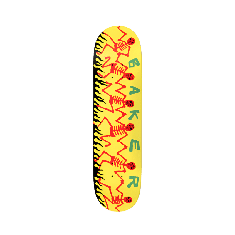Baker - Justin "Figgy" Figueroa Dancing Skellies Deck - 7B Boardshop