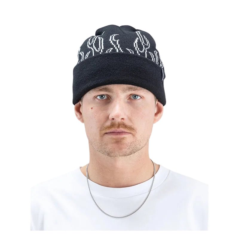 Beyond Medals 00's Flame Beanie - Black - 7B Boardshop