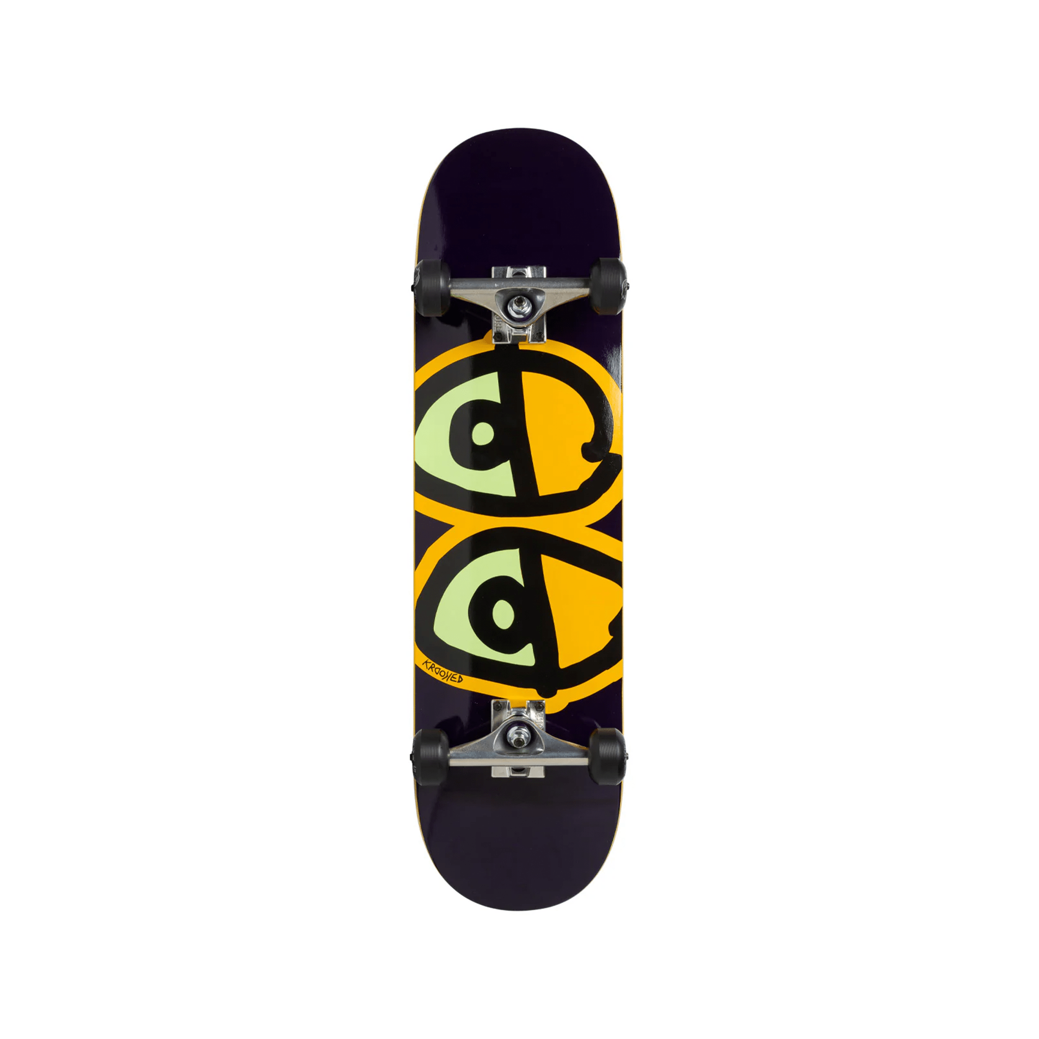 Krooked Glow Eyes Complete Skateboard 8.25" - 7B Boardshop