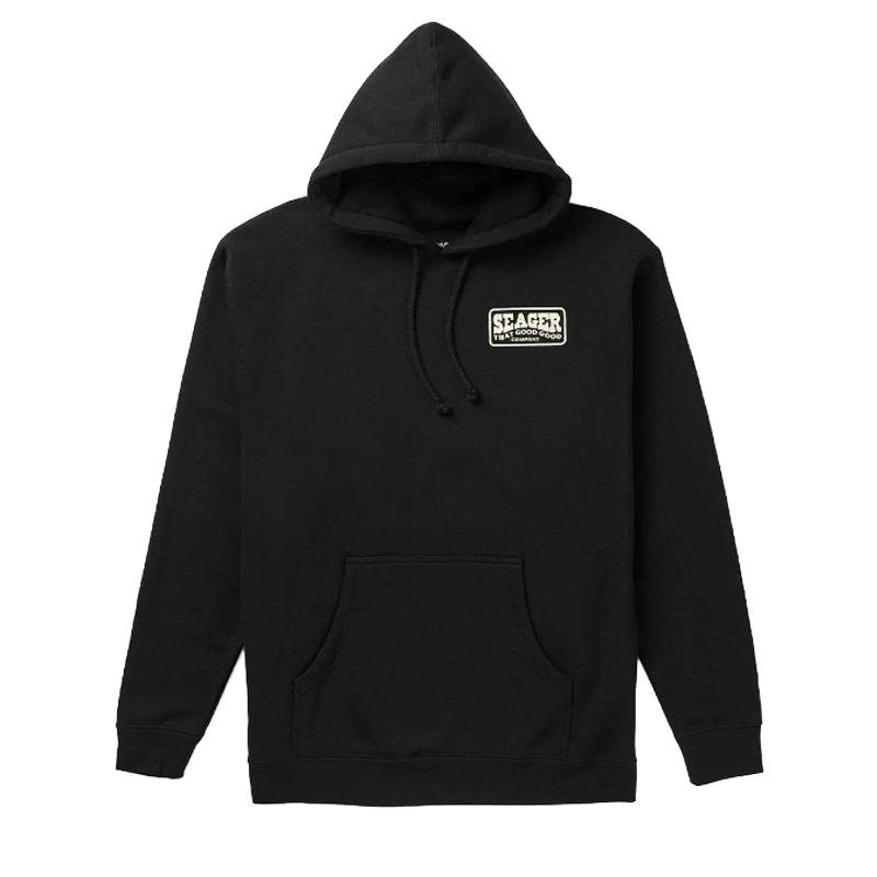 Seager Good Good Hoodie – Black - 7B Boardshop