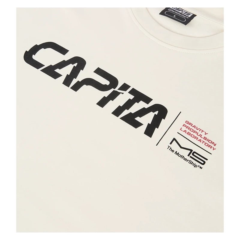 Capita Gravity Men's S/S Tee Shirt - Off White - 7B Boardshop