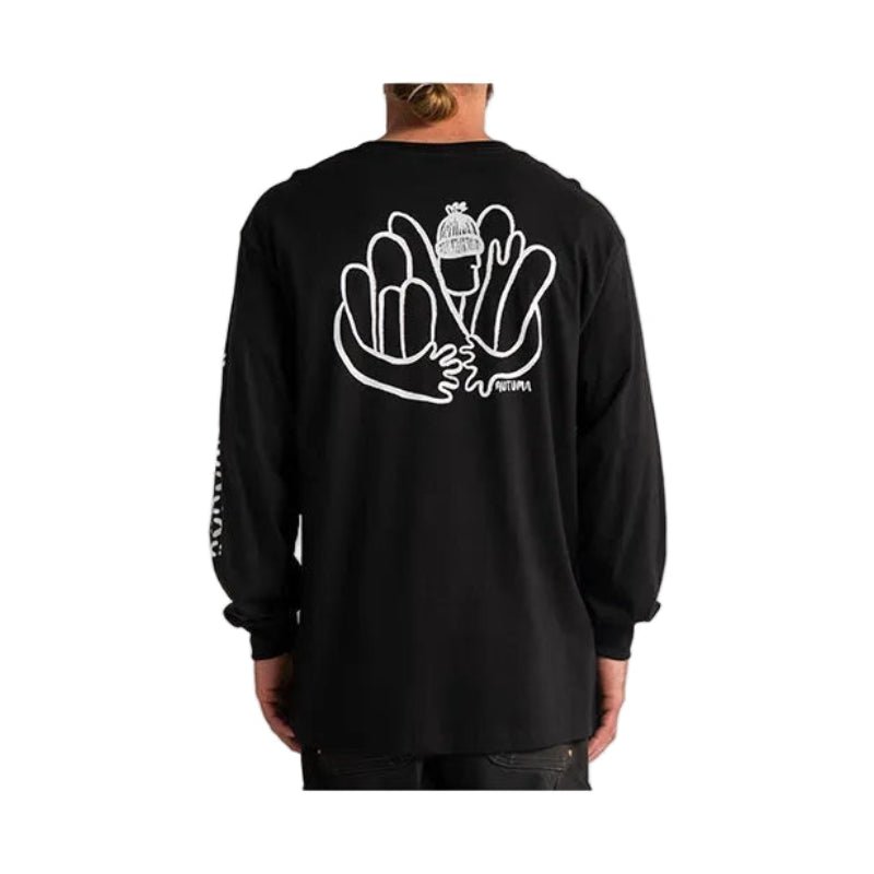 Autumn Grif Quiver Long Sleeve T-Shirt - Black - 7B Boardshop