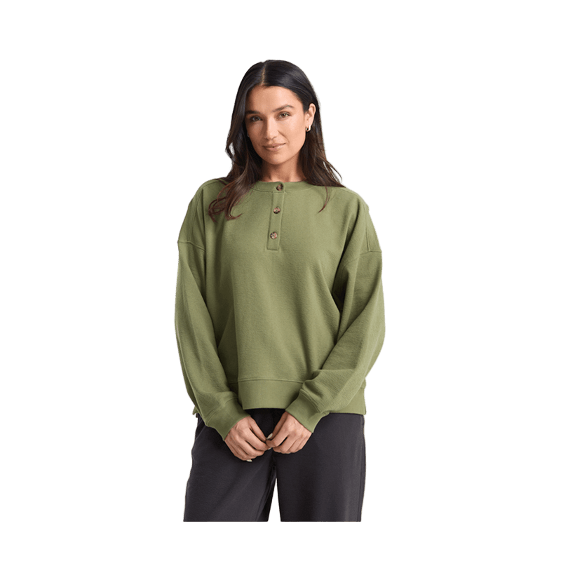 Volcom Lived In Fleece Henley - 7B Boardshop