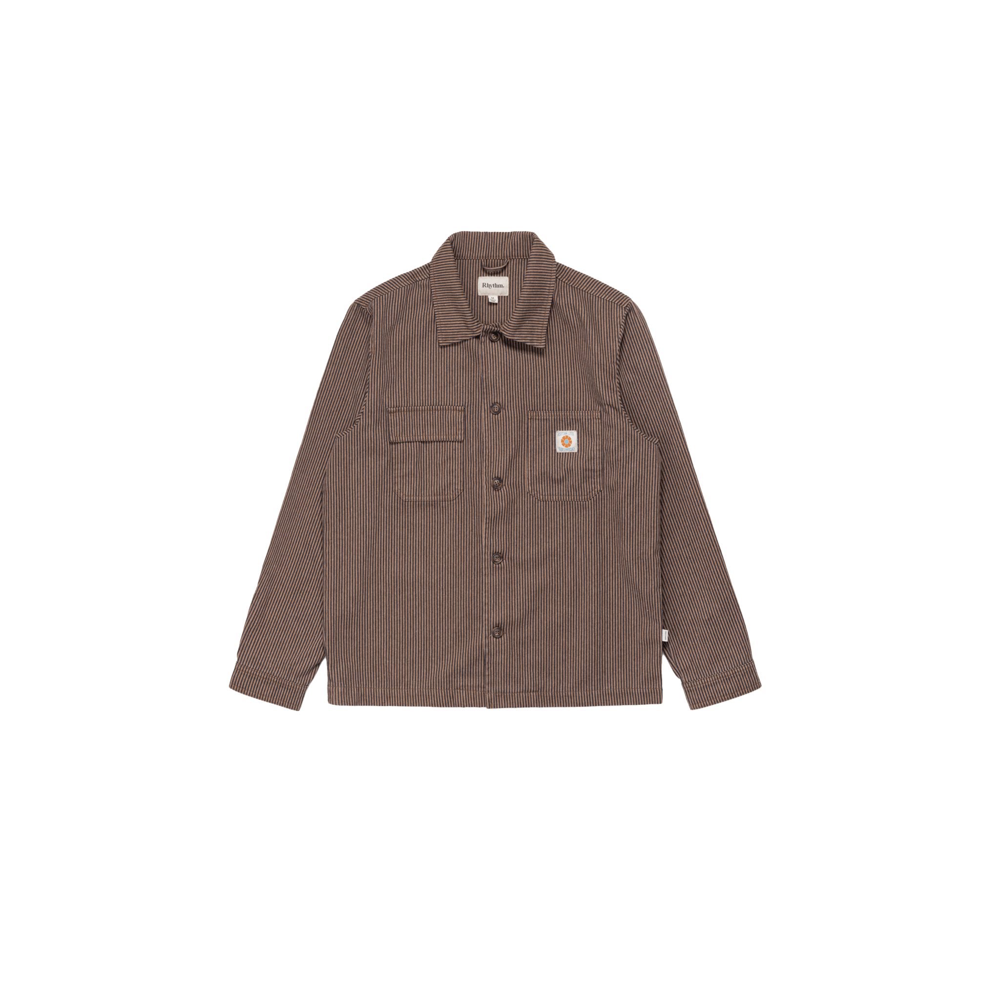 Rhythm - Hickory Stripe Work Shirt - 7B Boardshop