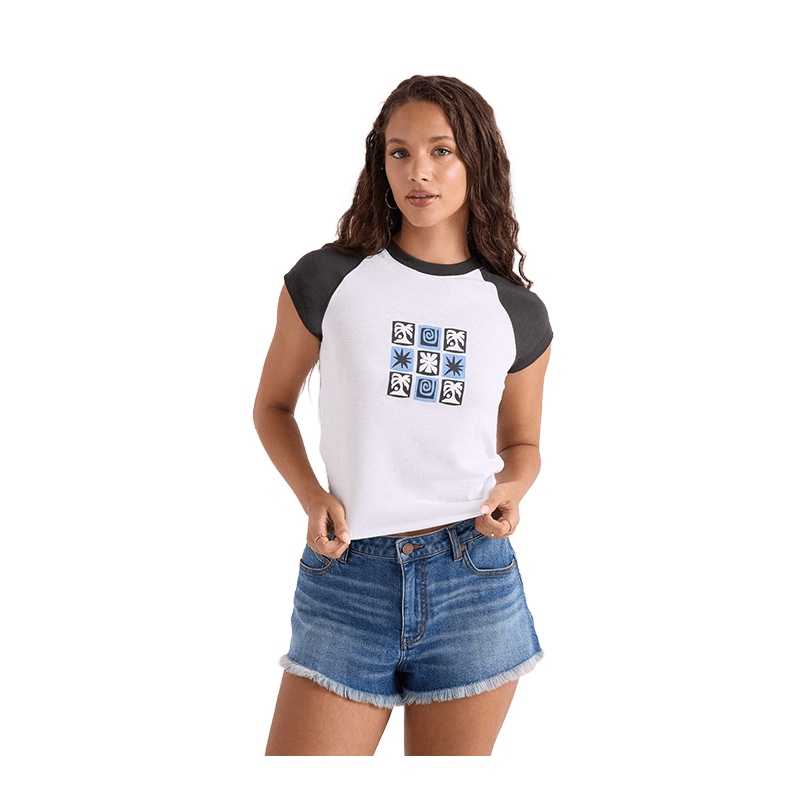 Volcom Kick It Game Day Women's Crop Tee - 7B Boardshop