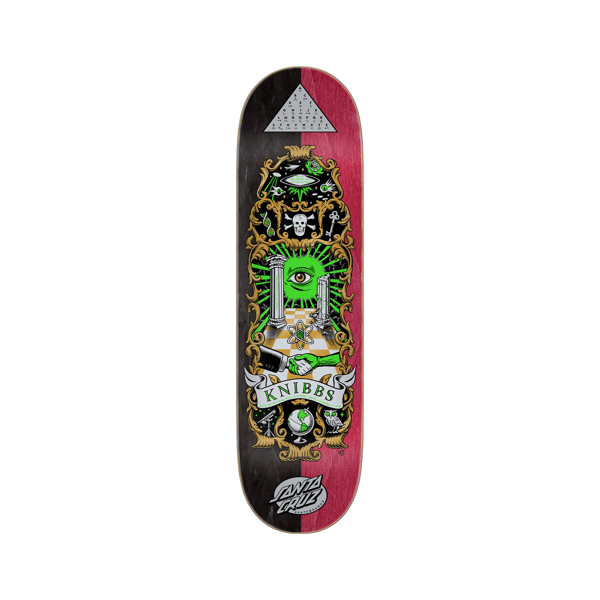 Santa Cruz Knibbs Cryptic Pro Deck 8.5" - 7B Boardshop