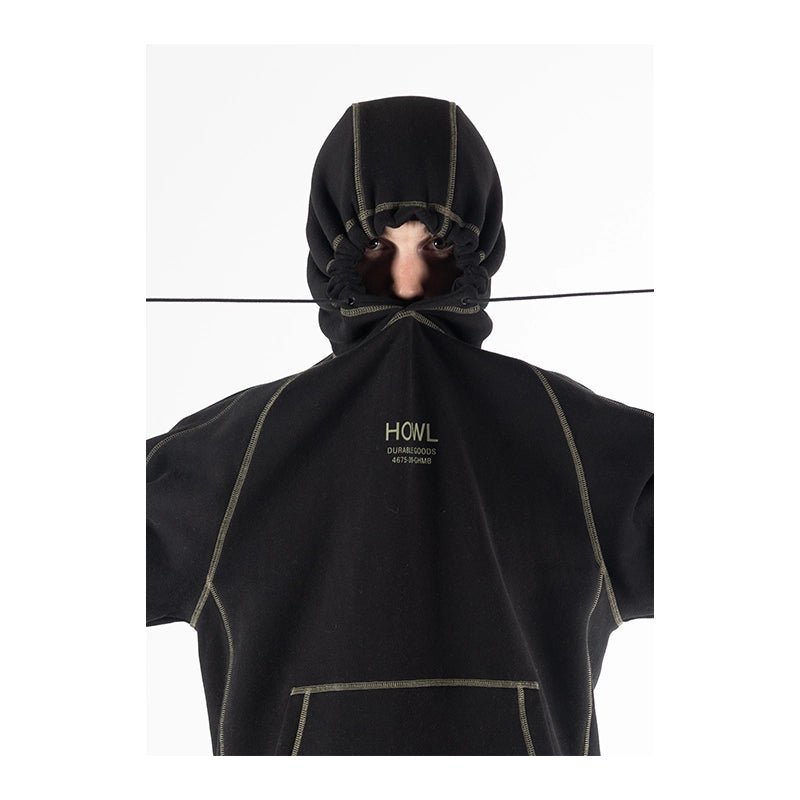 Howl Unisex DWR Logo Hoodie - Black - 7B Boardshop