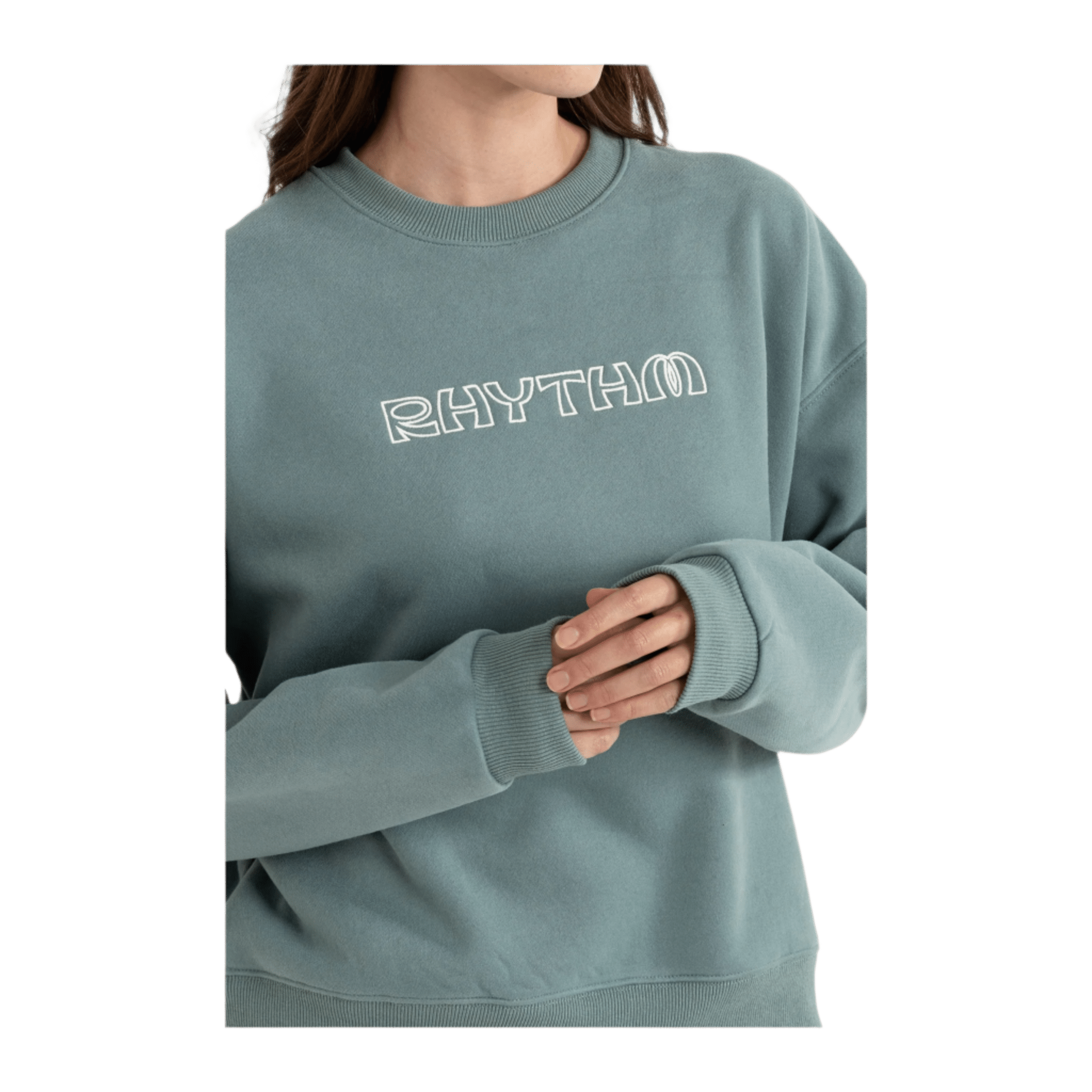 Rhythm - Logo Crew Neck Fleece - 7B Boardshop