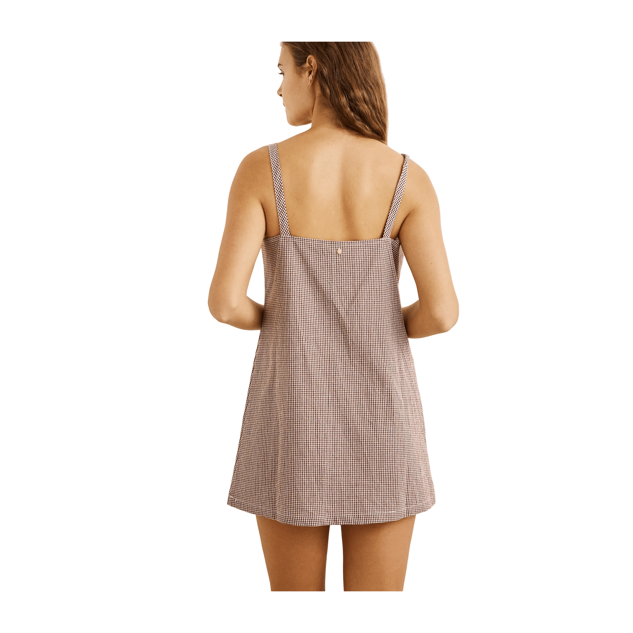 Rhythm London Check Slip Dress - 7B Boardshop