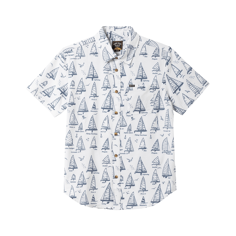 Dark Seas Mainsail Men's Woven Short-Sleeve Shirt - 7B Boardshop