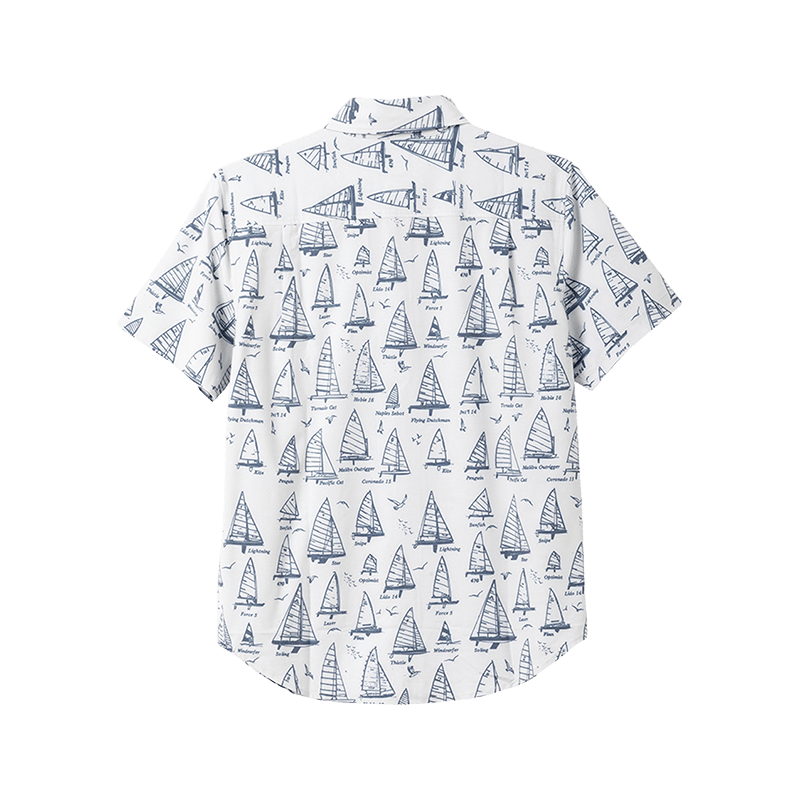 Dark Seas Mainsail Men's Woven Short-Sleeve Shirt - 7B Boardshop
