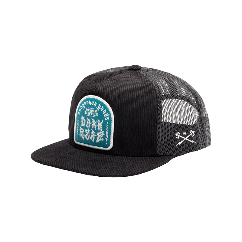 Dark Seas Metal Trucker Hat – Black - 7B Boardshop