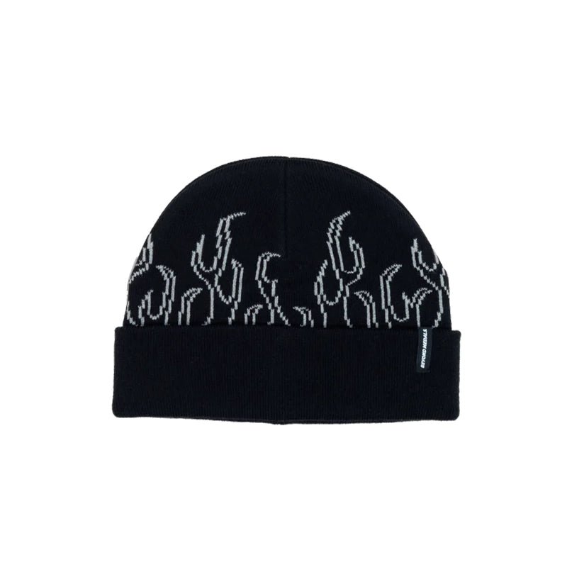 Beyond Medals 00's Flame Beanie - Black - 7B Boardshop