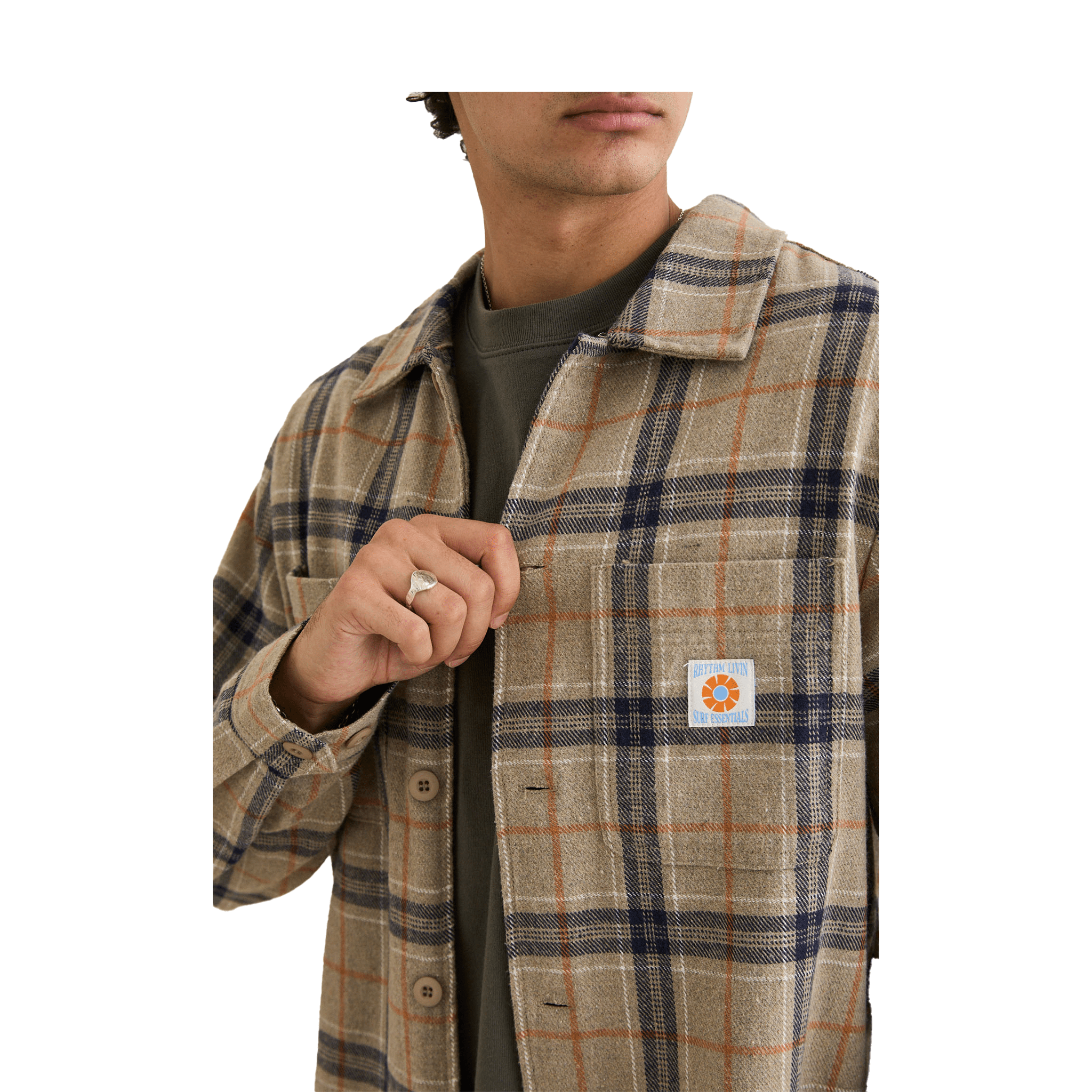 Rhythm - Oscar Check L/S Shirt - 7B Boardshop