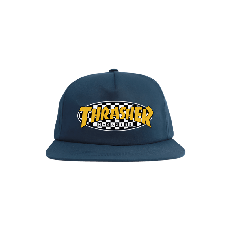 Thrasher - Checkered Oval Snapback - 7B Boardshop