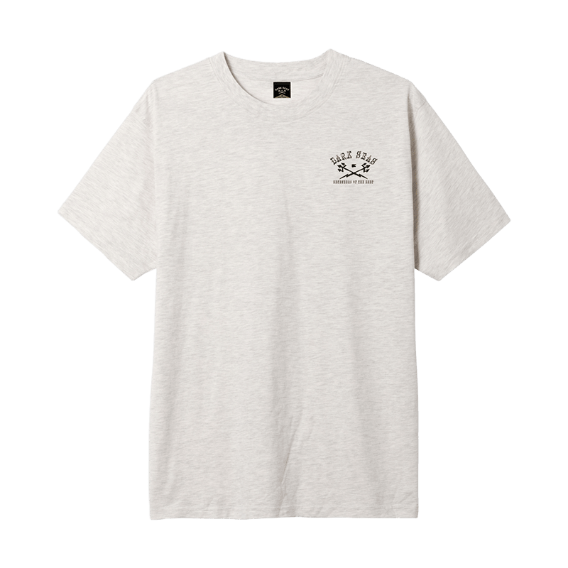 Dark Seas Perilous Mineral Men's S/S Tee – Heather Oatmeal - 7B Boardshop