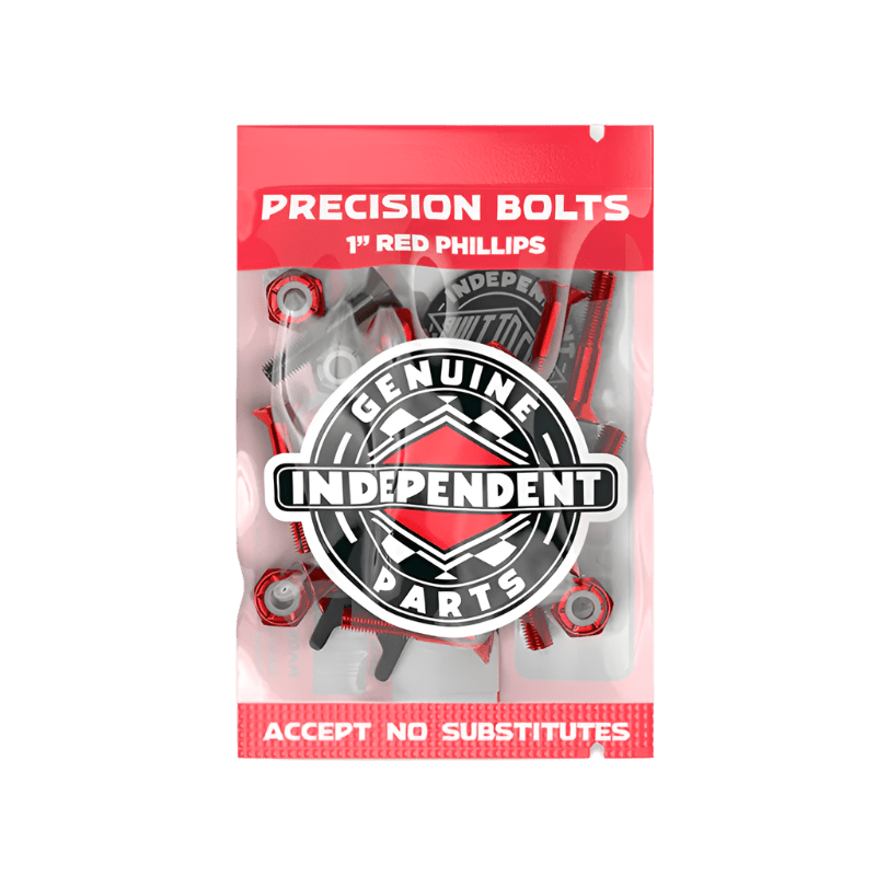 Genuine Parts Phillips Hardware 1 Inch Black/Red Box single - 7B Boardshop