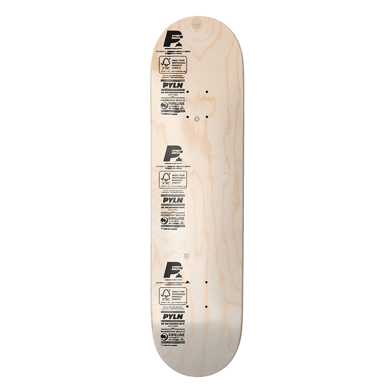 Pylon Skateboards Plywood Skateboard Deck 8.38" / 8.625" - 7B Boardshop