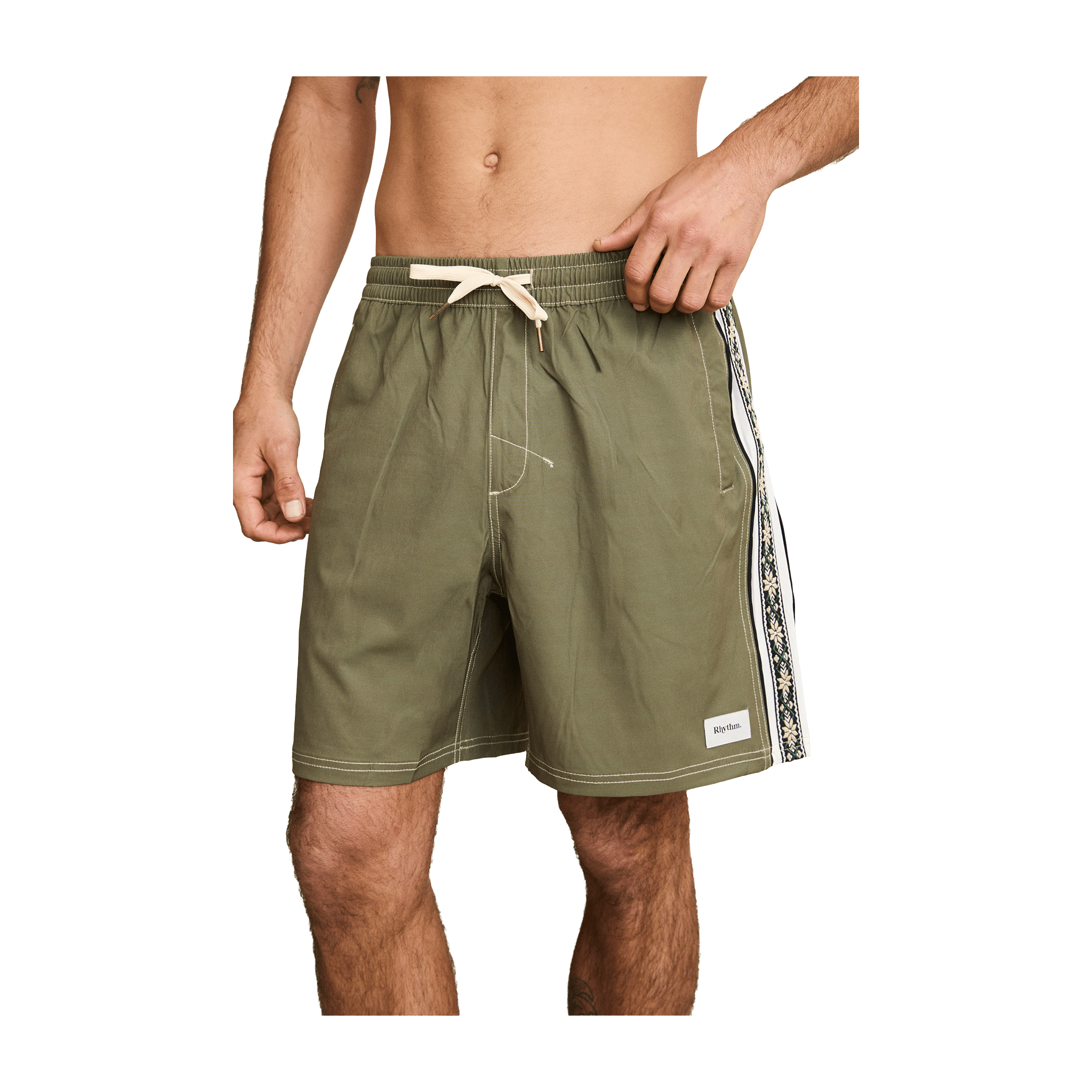 Rhythm Panel Stripe Beach Short - 7B Boardshop