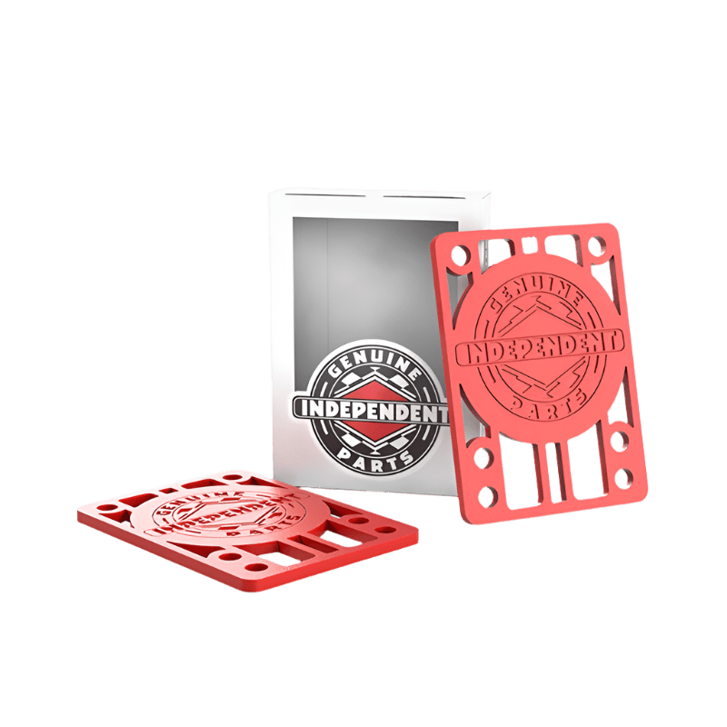 Independent - 1/8 Risers Red Single - 7B Boardshop