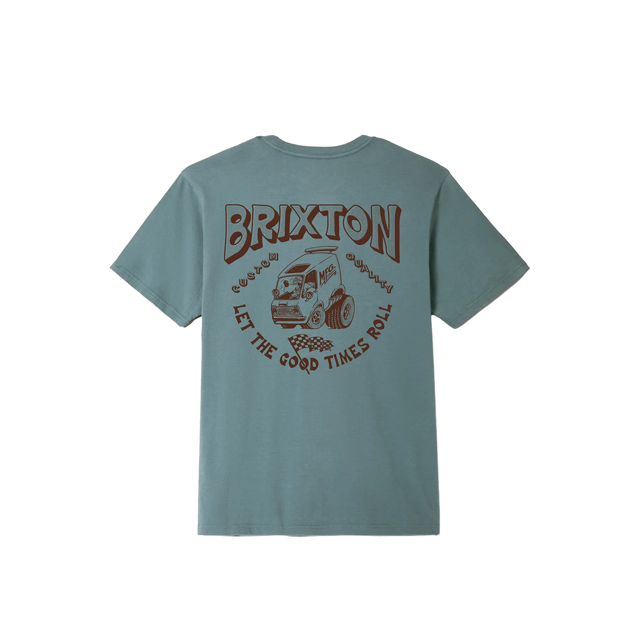 Brixton Garnet Short Sleeve Tee – Ocean Breeze Graphic T-Shirt - 7B Boardshop