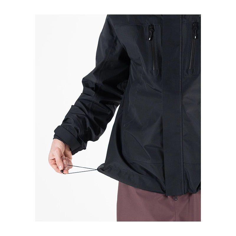 Howl Shell Snowboard Jacket - Black - 7B Boardshop