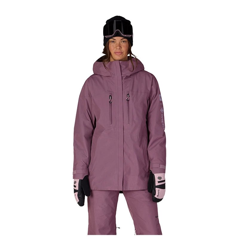 686 Women's Gore-Tex Skyline Thermagraph Jacket 2027 – Black Plum - 7B Boardshop