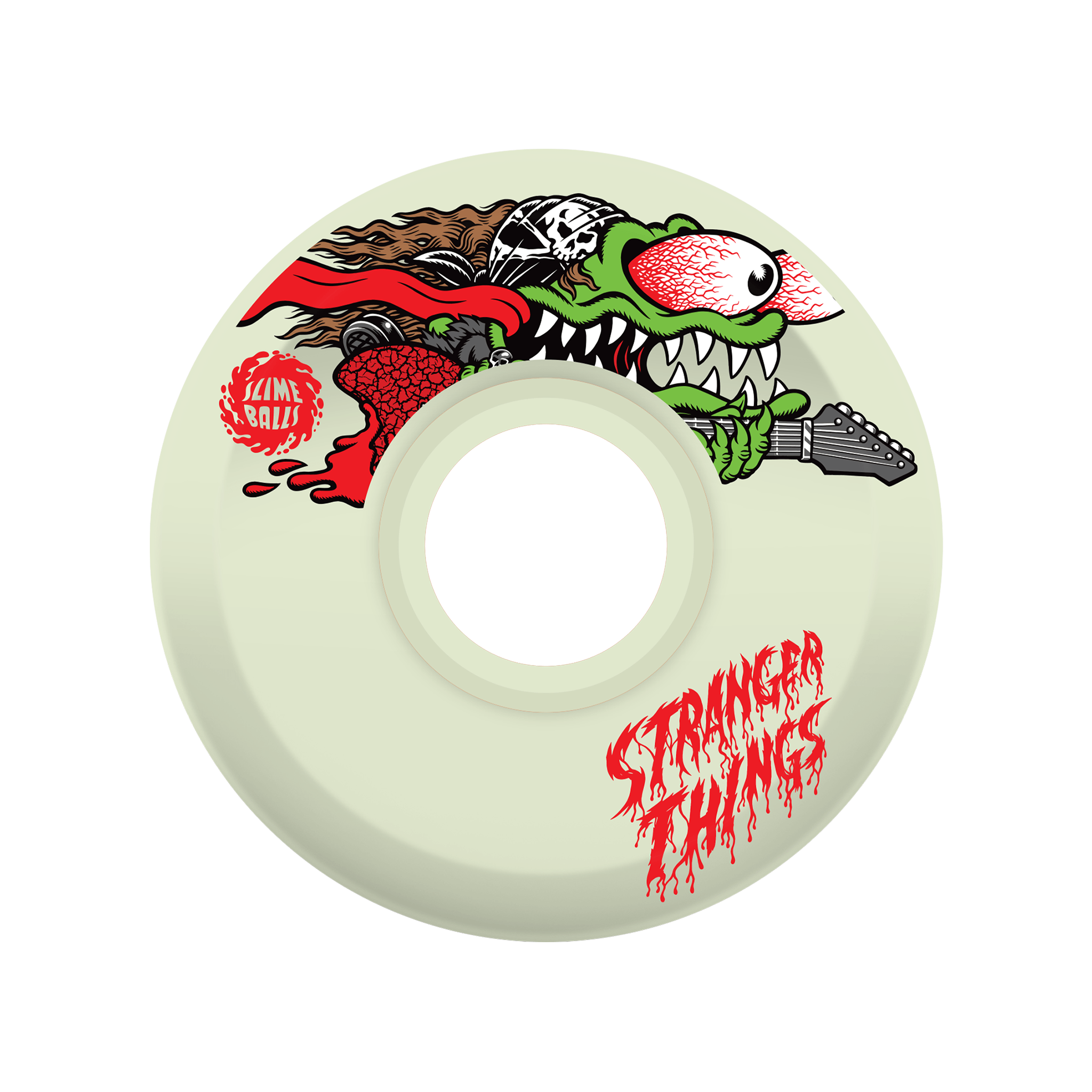 Stranger Things X Slime Balls Meek Slasher Eddie OG GITD - 60mm 78a - 7B Boardshop