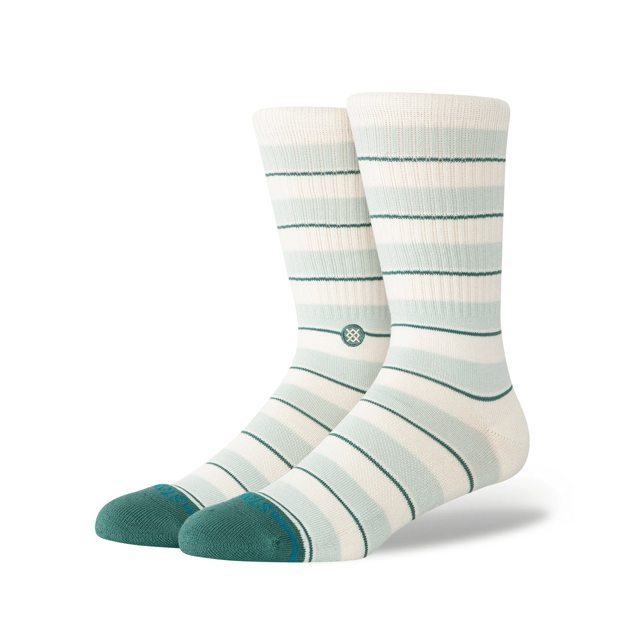 Stance Striped It Crew Sock | Teal - 7B Boardshop