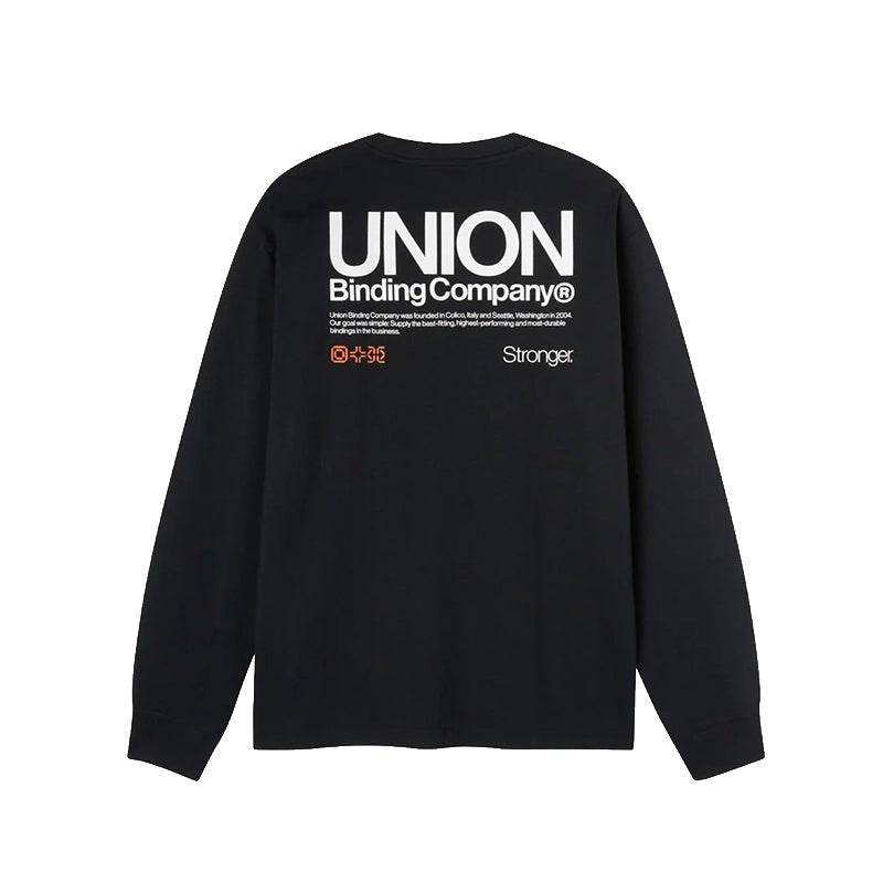 Union Stronger Men's Long Sleeve T-Shirt - Black - 7B Boardshop
