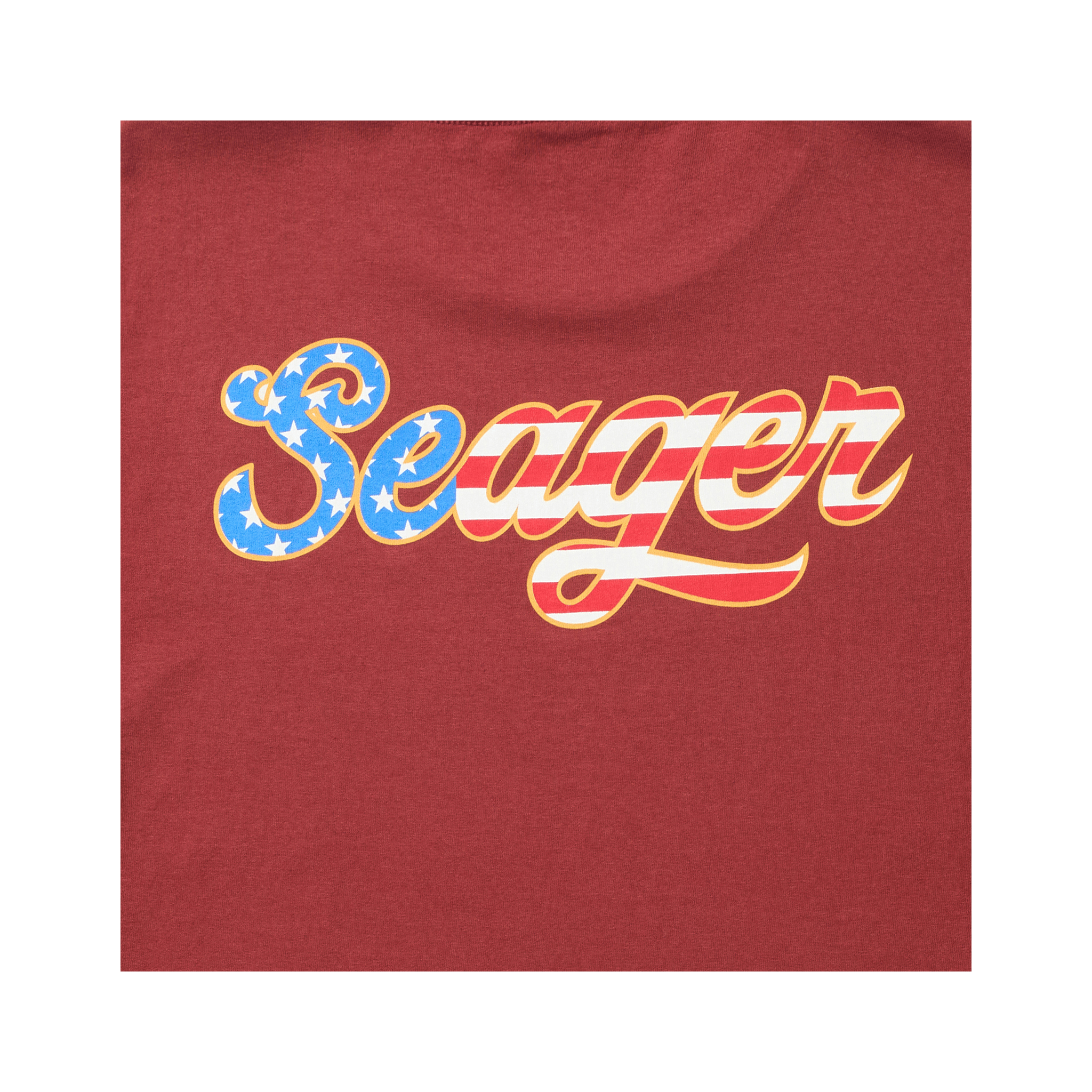 Seager USA Russ Tee – Roasted Red - 7B Boardshop