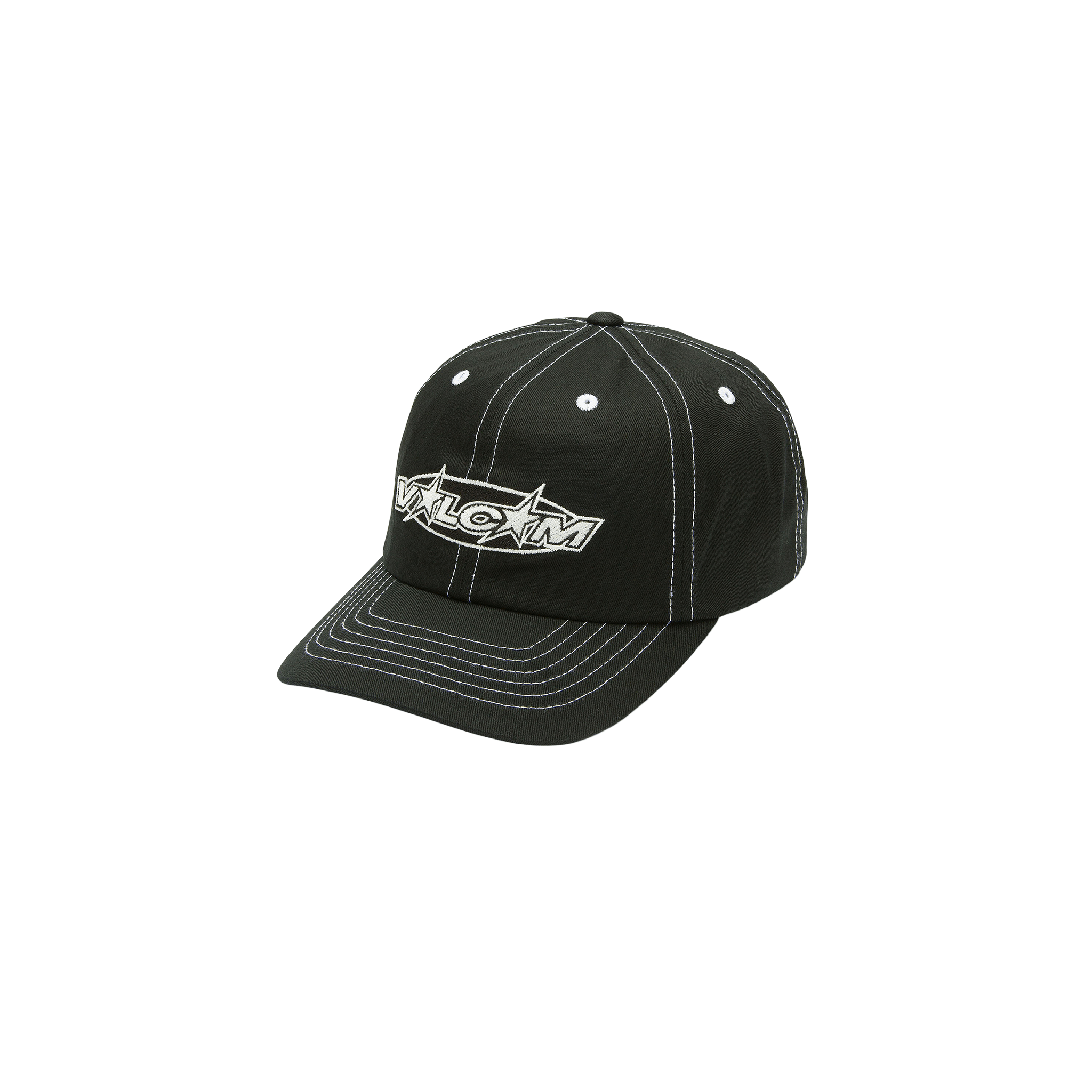 Volcom Coco Ho 5 - Panel Snapback Hat – Vintage Black - 7B Boardshop